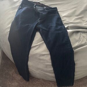 Men's Relaxed Fit Jeans - Deep Blue